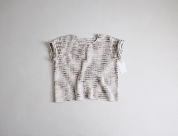 woven cotton sweater | neutral textile sweater | s