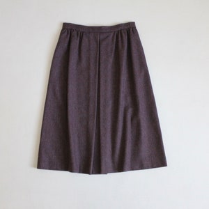 wool skirt suit plum wool suit blazer and skirt image 7