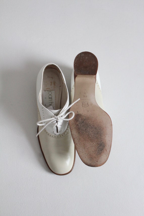 two tone oxfords | spectator booties 6.5 | beige … - image 7