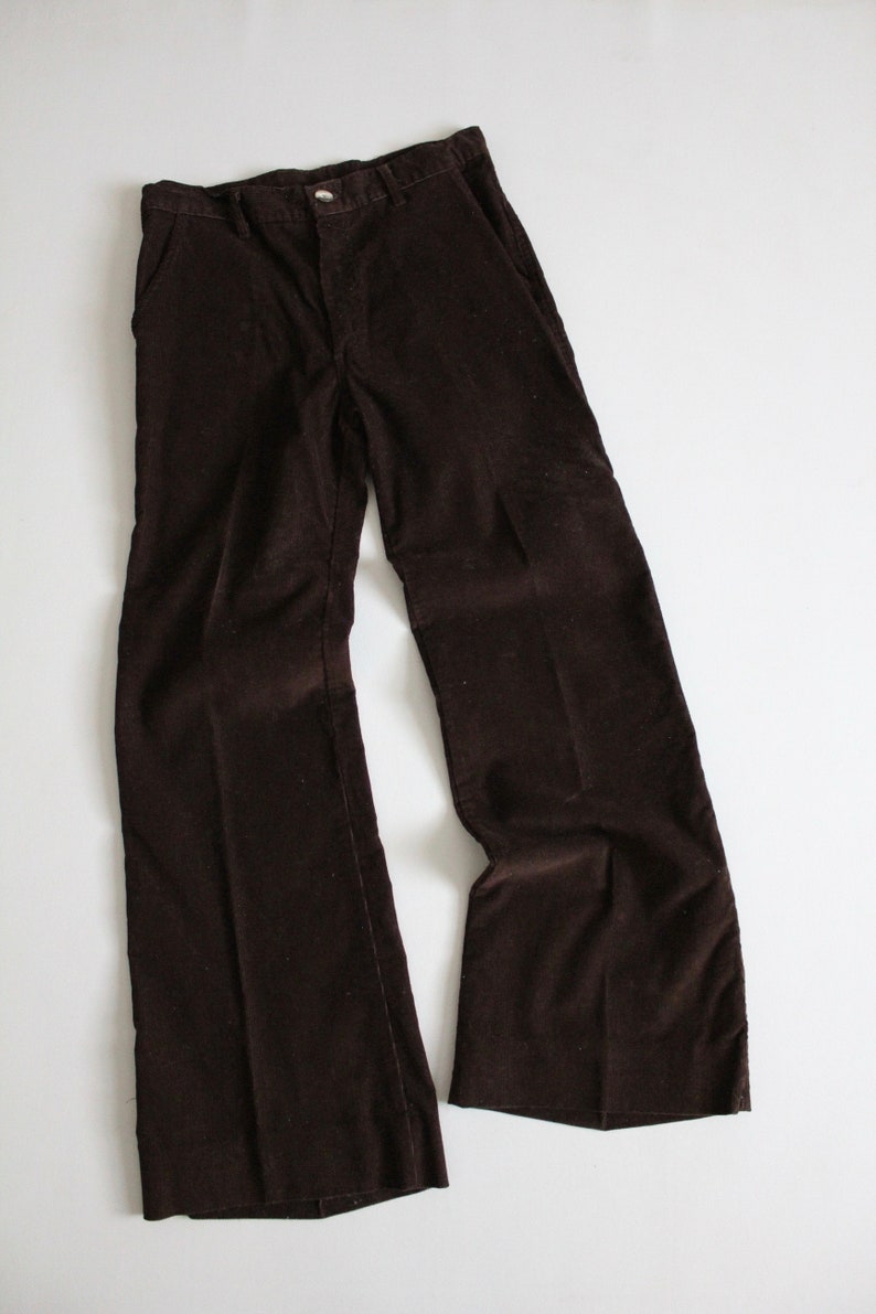 1970s Bell Bottoms Flared Brown Corduroys Vintage 70s - Etsy