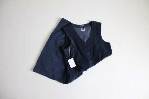 Corduroy Jumper Dress Navy Blue Jumper 
