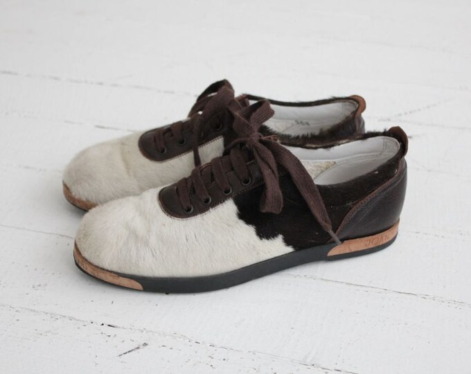 Pony Hair Shoes / Tennis Sneakers / Calf Hair Sneakers Etsy