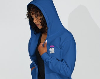 Best Mom Heavy Blend Zip Hoodie