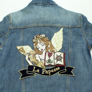 Angel Embroidered Applique Patch, Angel Patch, Sew on Iron On Patch
