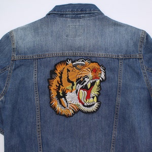 Tiger Sew on Iron On Patch, Tiger Patches
