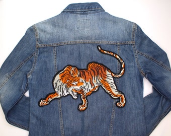 Super Large Tiger Patch, Sew on Iron On Patch, Tiger Patches