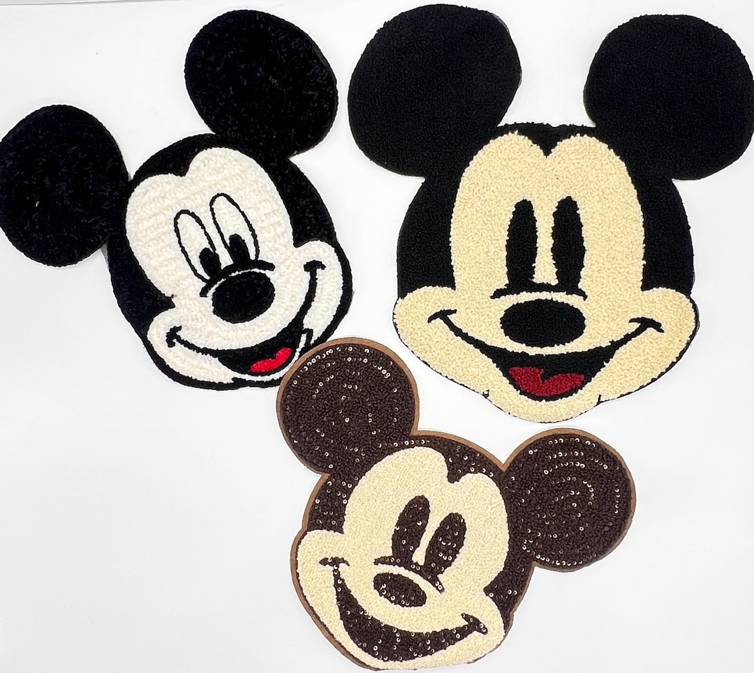 Huge Chenille Mickey Mouse Disney Minnie Sew or Iron on Patch - Etsy Huge Chenille Mickey Mouse Disney Minnie Sew or Iron on Patch - Etsy