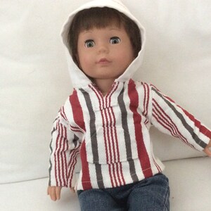 Beach Pullover for 18&quot; doll
