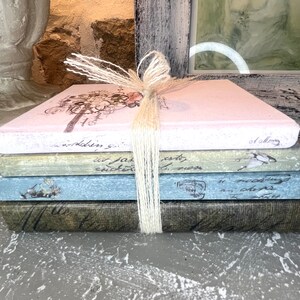 Shabby Chic Book Bundle Book Stack, Country French, Farmhouse, Cottage ...