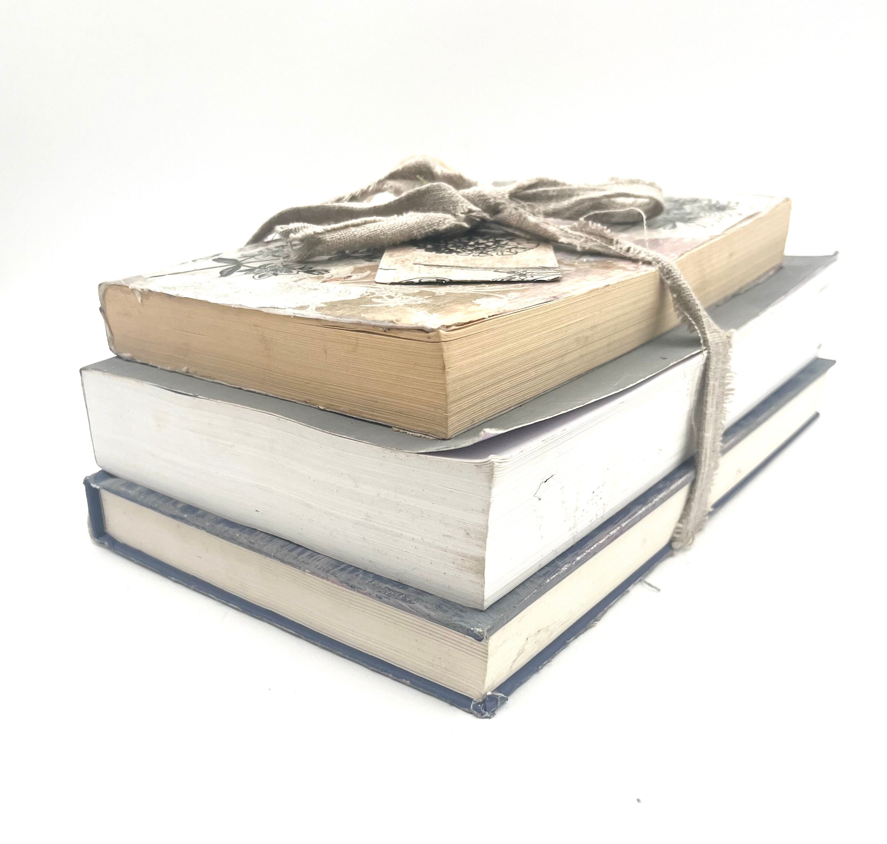 Decorative Book Stack, Book Bundle, Blue Gray, Farmhouse, Cottage ...