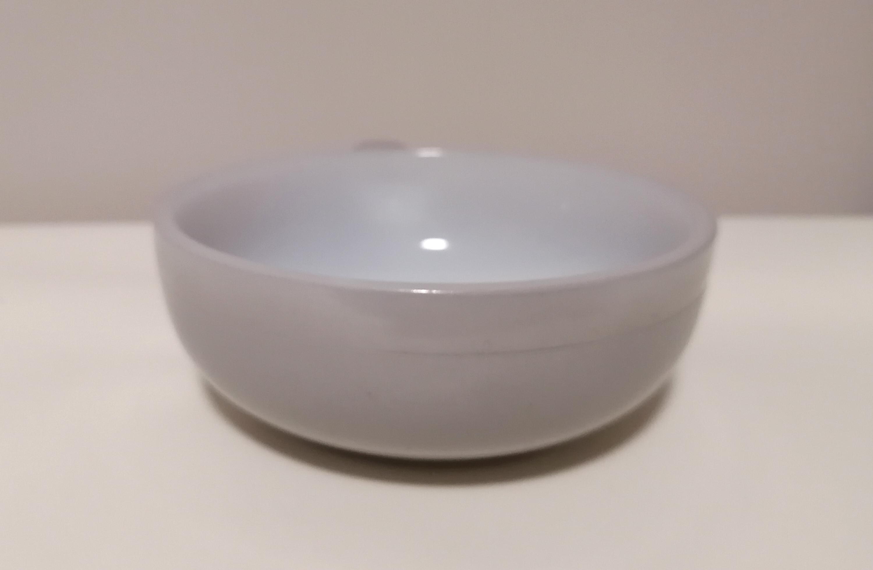 ヴィンテージ GlasBake ミルクガラス オーブン対応 取っ手付きスープ