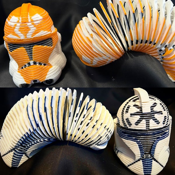 Custom 3D Printed Star Wars Clonetrooper Helment Slinks