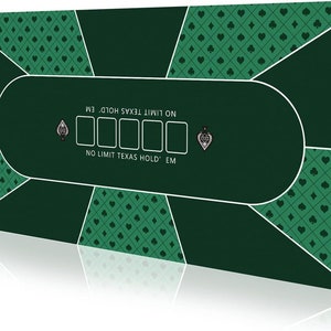 Poker mat Playing Cards Rug 70”x35” inches, Poker Game Ruuner, Casino Party Decor, Long Rug, Entry Rug, Anti Slip Runner, gift for men, Card