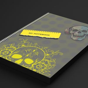 portada de cuaderno digital, portada de cuaderno gótica, portada digital, portada digital especial.