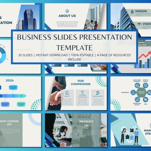 Modèle Canva modifiable, modèle PowerPoint modifiable - Présentation d'entreprise, Présentation d'entreprise élégante, Modèle PPT