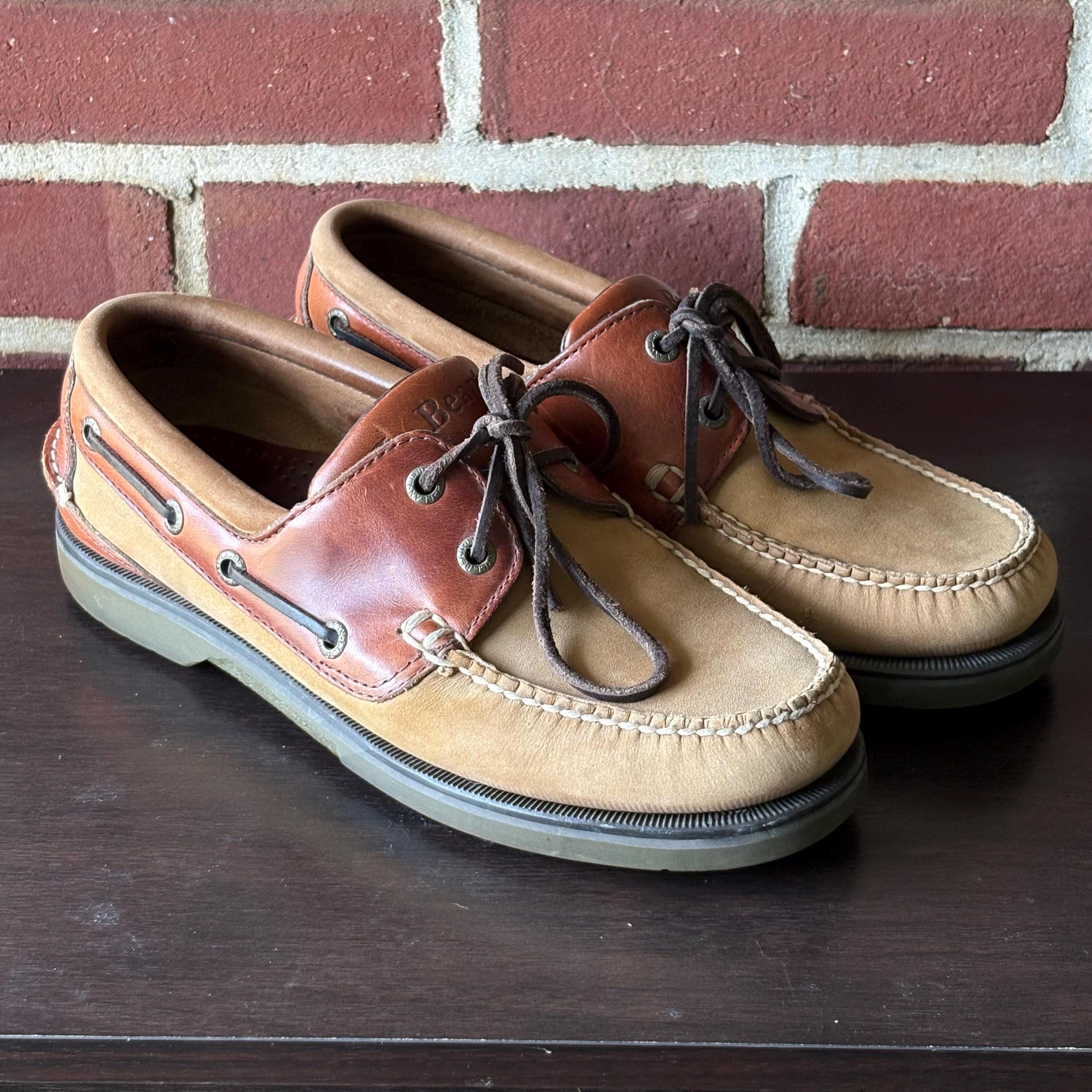 Ll Bean Boat Shoes - Etsy