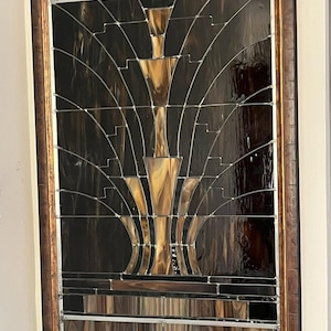 Stain glass Art Deco