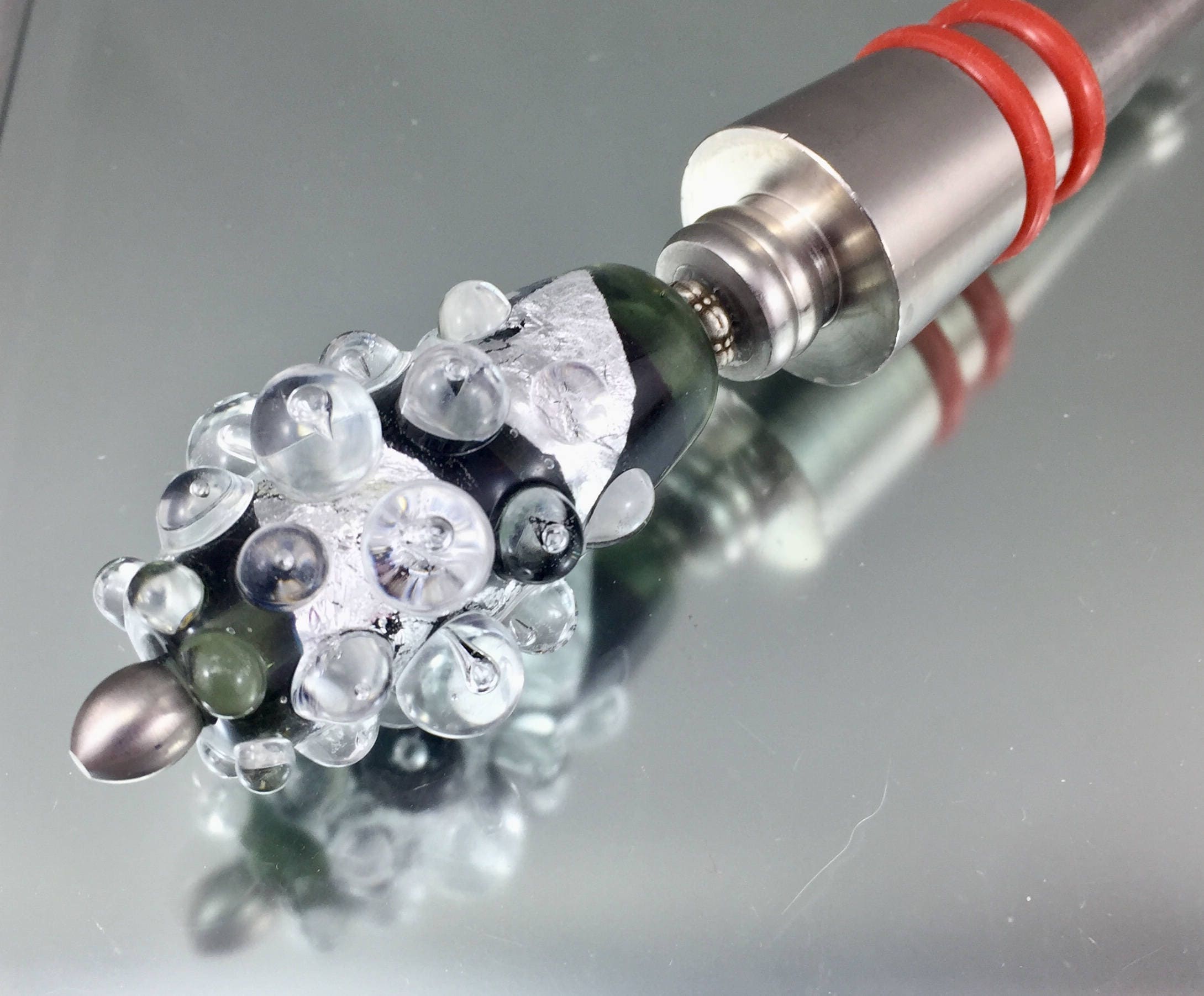 Glass Wine Stopper Bottle Cork Glass Wine Cork Decorative Etsy