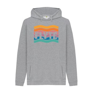 Vibes Mens Surf Hoodie Light Heather