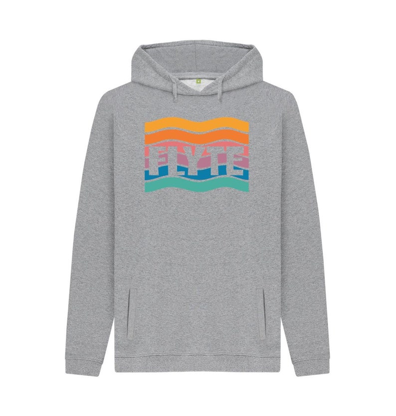 Vibes Mens Surf Hoodie Light Heather