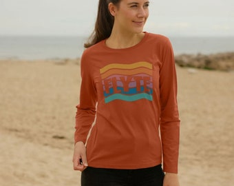 Vibes | Womens Long Sleeve Surf Tee Shirt