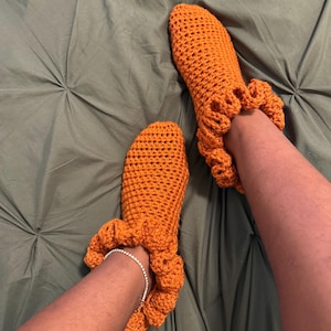 Crochet Ruffle Socks