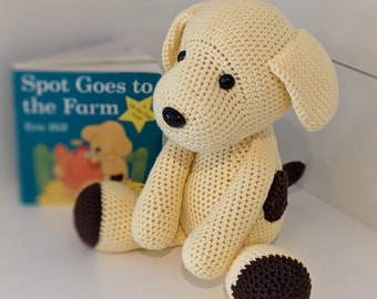 Guida al modello Spot the Dog all'uncinetto - Animale Amigurumi fai-da-te, istruzioni facili da seguire per creare regali per bambini