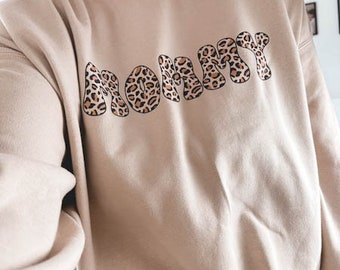 Mommy Sweatshirt mit angesagtem Leo Design