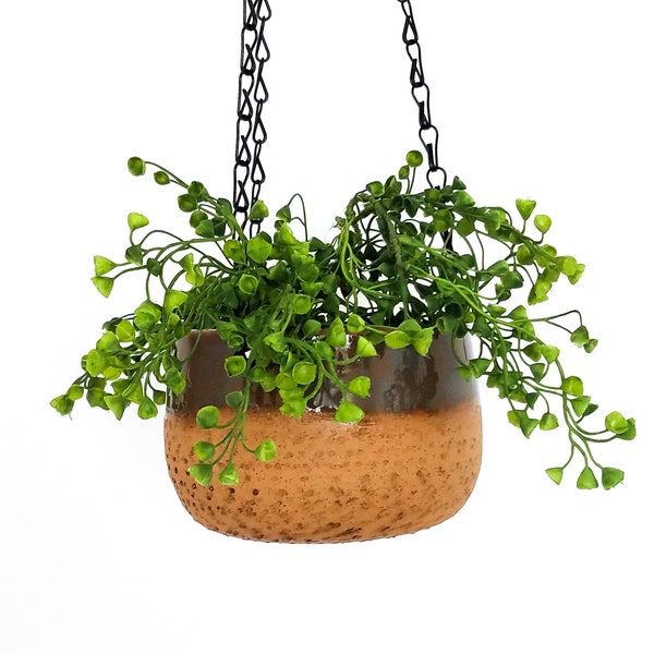 Hanging Planter - Ceramic Planter - Bare Bottom Planter - Ready to Ship