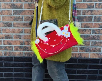 ストロベリーフィールズ　ファーバッグ　　未使用 楽天市場】ストロベリーフィールズ（バッグ・小物・ブランド雑貨）の通販