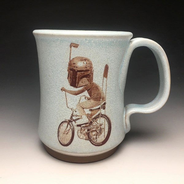 Boba Bike- Thrown Mug