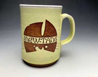 Mustache Mug- Mewtang- Right Handed