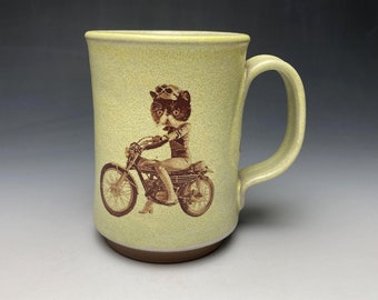 Kitty Motorbike- Mug