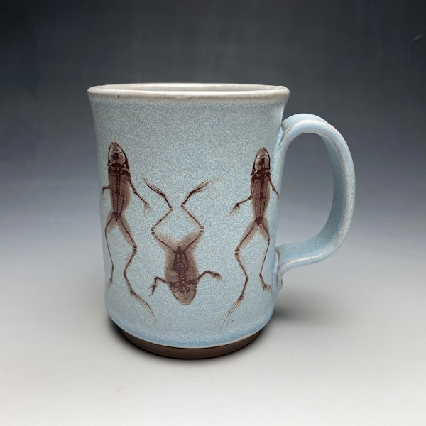 Mustache Mug- X-Ray Frogs - Right Handed