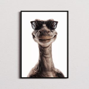 Brontosaurus Druck, Brontosaurus Poster, Brontosaurus Wandkunst, Brontosaurus Kunstdruck, Dinosaurier Druck