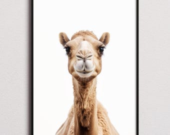 Stampa di cammello, poster di cammello, arte murale di cammello, stampa artistica di cammello, foto di cammello
