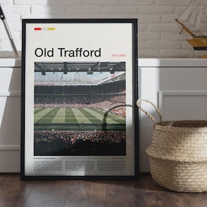 Old Trafford Print, Manchester United Gifts, Manchester United Art, Man United Gifts, Old Trafford Poster, Old Trafford Stadium, MUFC Gifts image 8