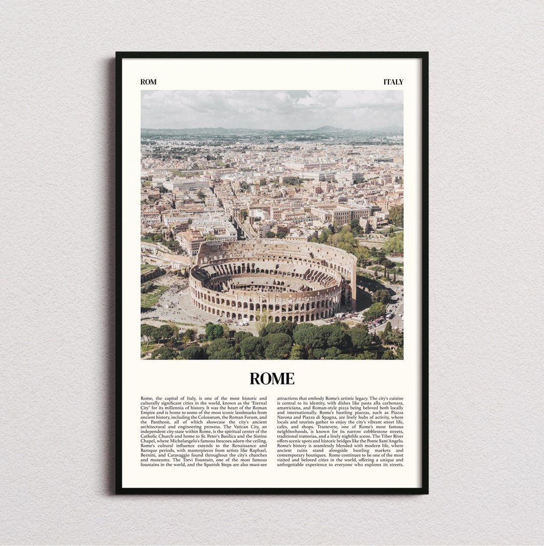 Wall Prints Rome Rome Print, Rome Wall Art, Rome Poster, Rome Art Print, Rome Decor - Etsy