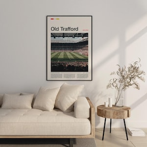 Old Trafford Print, Manchester United Gifts, Manchester United Art, Man United Gifts, Old Trafford Poster, Old Trafford Stadium, MUFC Gifts image 6