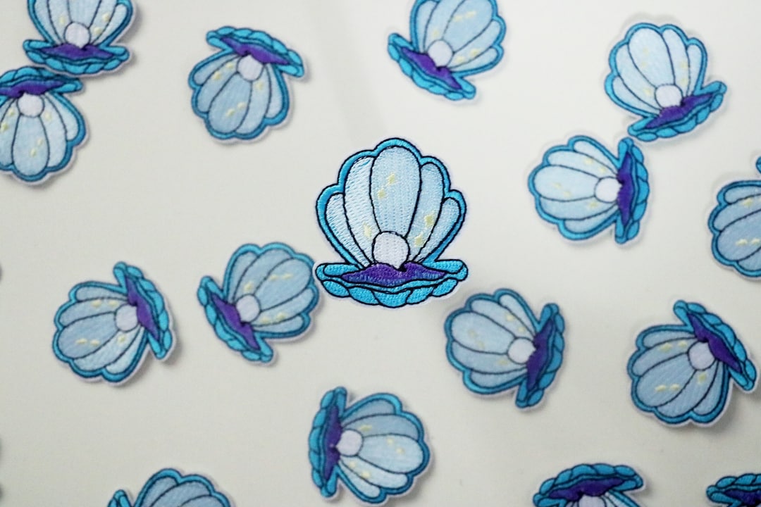 Pearl Shell Patch, Iron on Patch, Embroidered Patch, Funny Patch, Cool ...