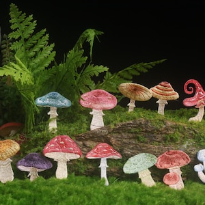 a set of 12 stick on mushrooms patches, fly agaric patch, Hallucinogenic, iron on patch, embroidered patch, funny patch, cool patch