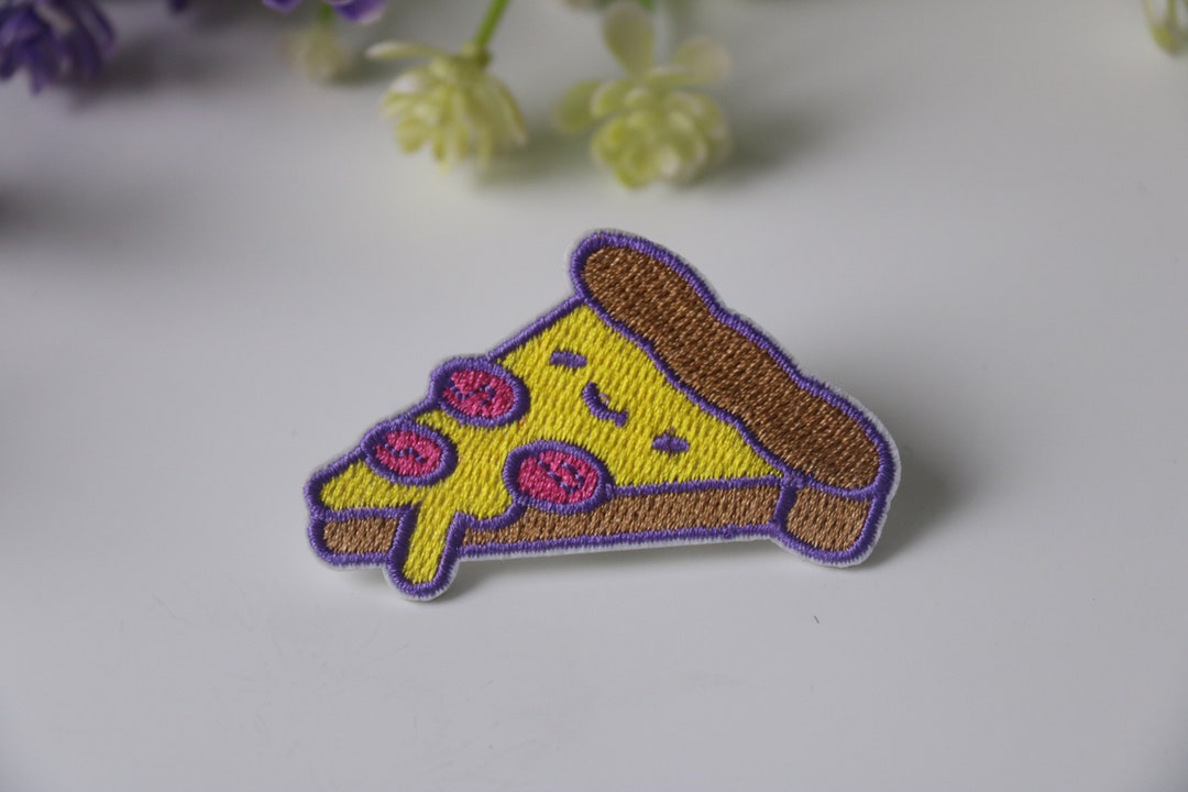 Pizza Path Pizza Patch, Iron on Patch, Embroidered Patch, Funny Patch, Cool Patch ...