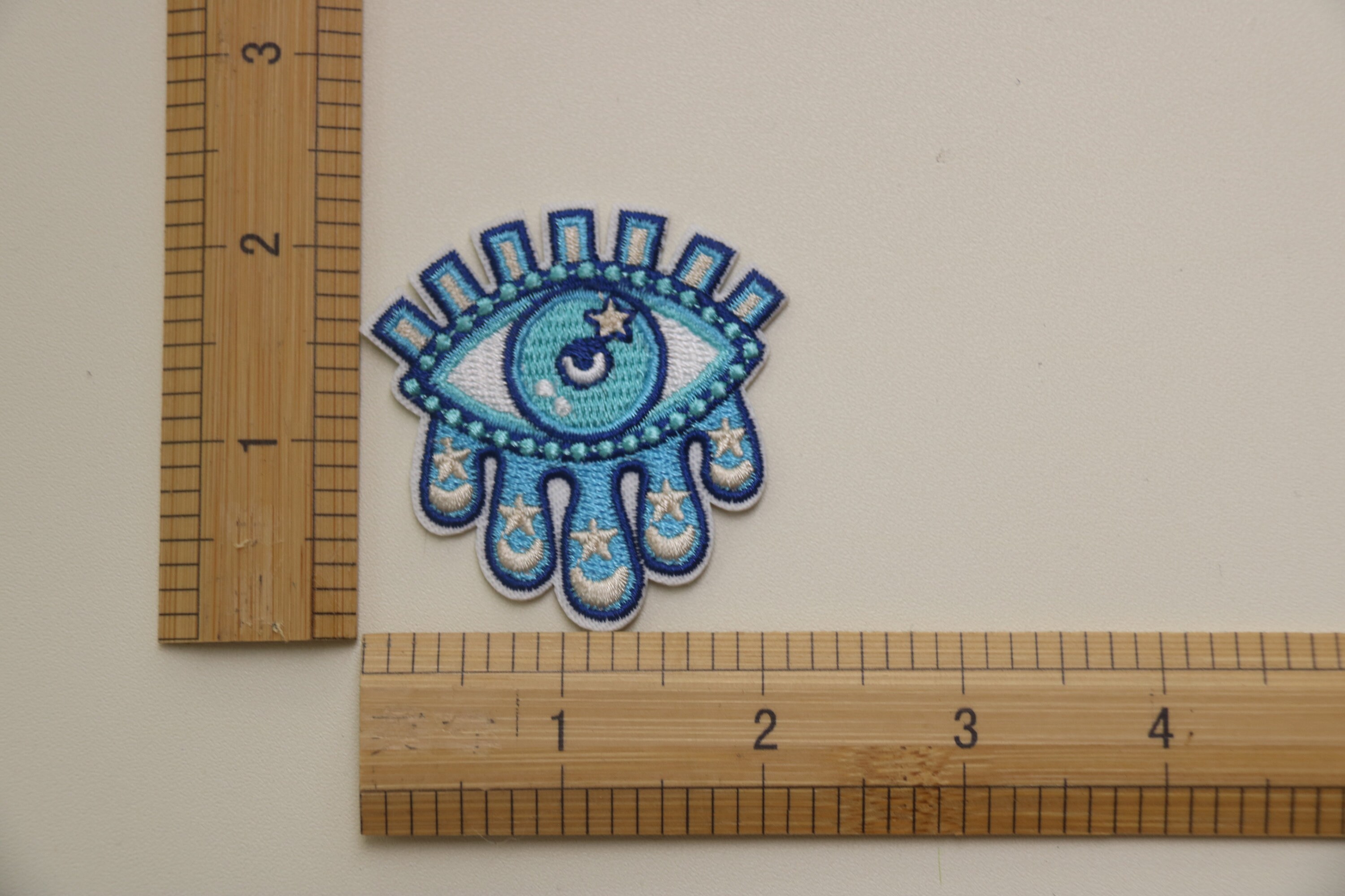 Crying Eye Patch, Blue Eye Patch, Iron on Patch, Embroidered Patch ...