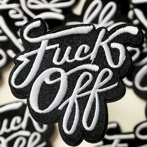 knulla av lappen, stryklapp, broderad lapp, rolig lapp, cool lapp