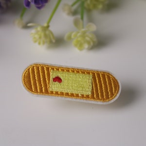 pleister, verbandpleister, opstrijkbare patch, geborduurde patch, grappige patch, coole patch, voor vest, voor draagtas