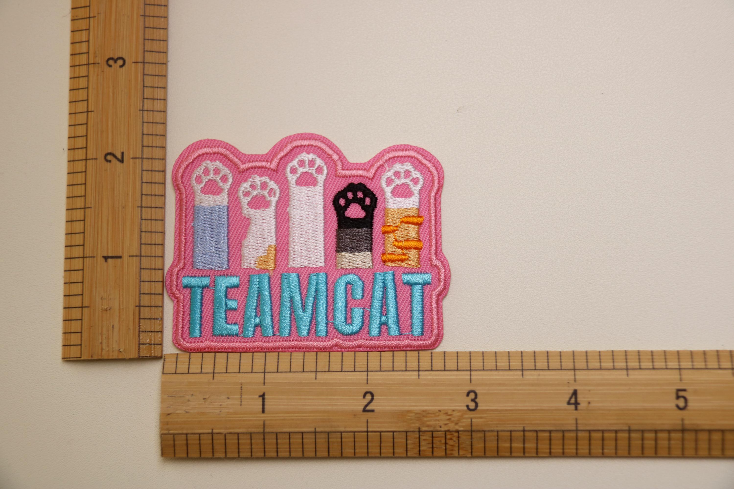 Teamwork Patch Team Cat Patch, Teamwork Patch, Iron on Patch, Embroidered Patch, Funny ...