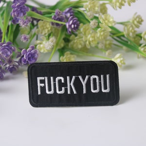Naszywka „pieprzyć cię”, naszywka z napisem, naszywka do prasowania, naszywka haftowana, naszywka zabawna, naszywka fajna, na kamizelkę, na torbę