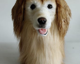 Custodia per mazza da golf realistica a forma di cane di peluche: adatta per driver e 3 legni