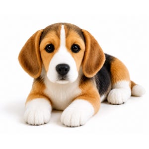 Realistisk Beagle-plyschleksak, verklighetstroget gosedjur, minnesgåva