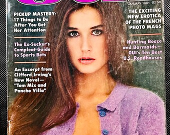 Vintage Oui/Playboy Magazine January 1981